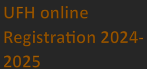 UFH online Registration 2024-2025